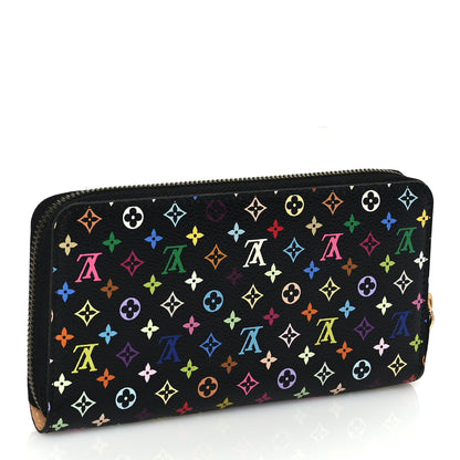 Louis Vuitton Monogram Multicolour Zippy Wallet Black 3 of 7