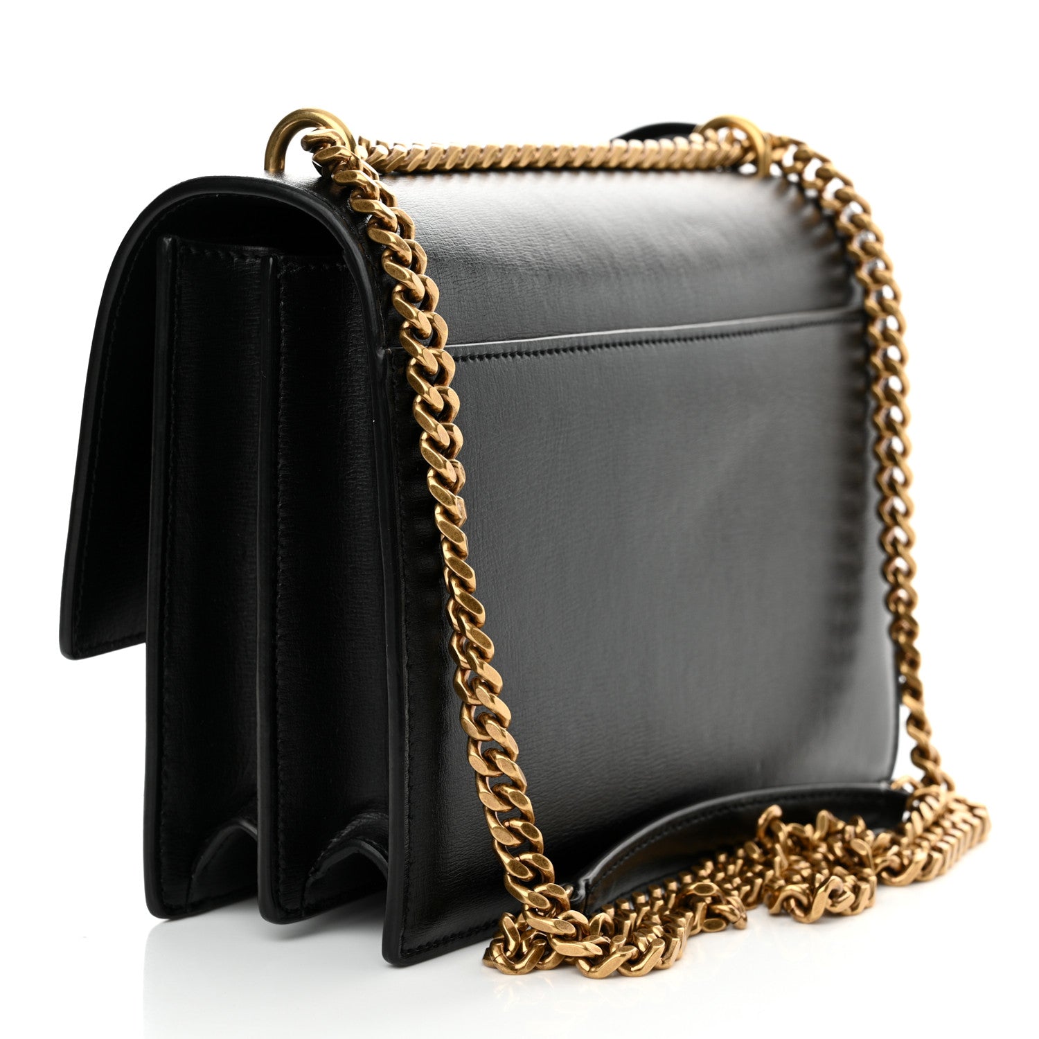 Saint Laurent Calfskin Medium Monogram Sunset Black 3 of 11