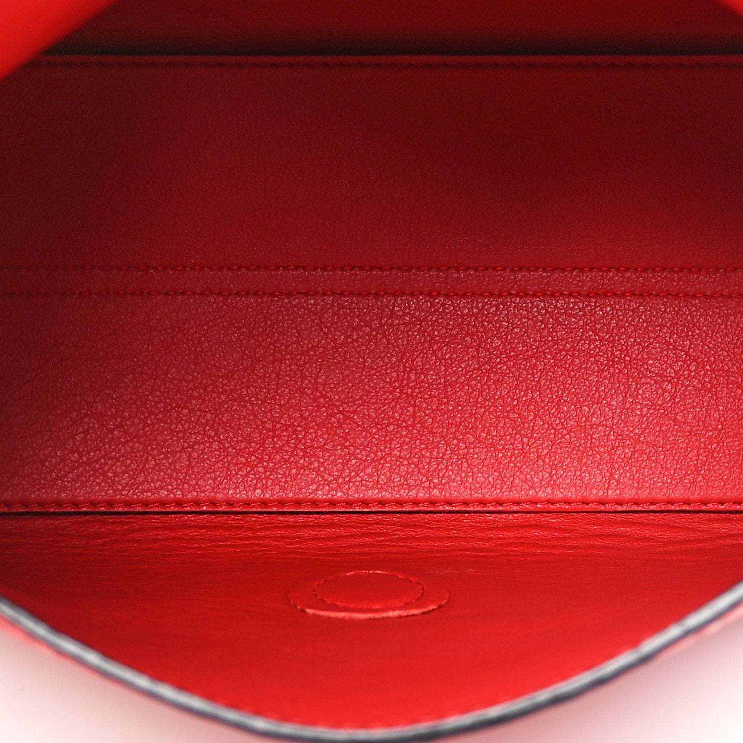 Loewe Goatskin Embossed Avenue Shoulder Bag Red 5 of 9