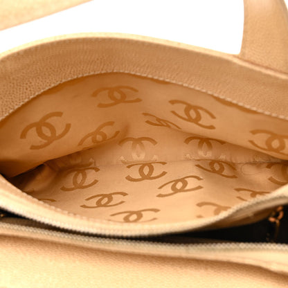 Chanel Caviar CC Shoulder Bag Beige 5 of 7
