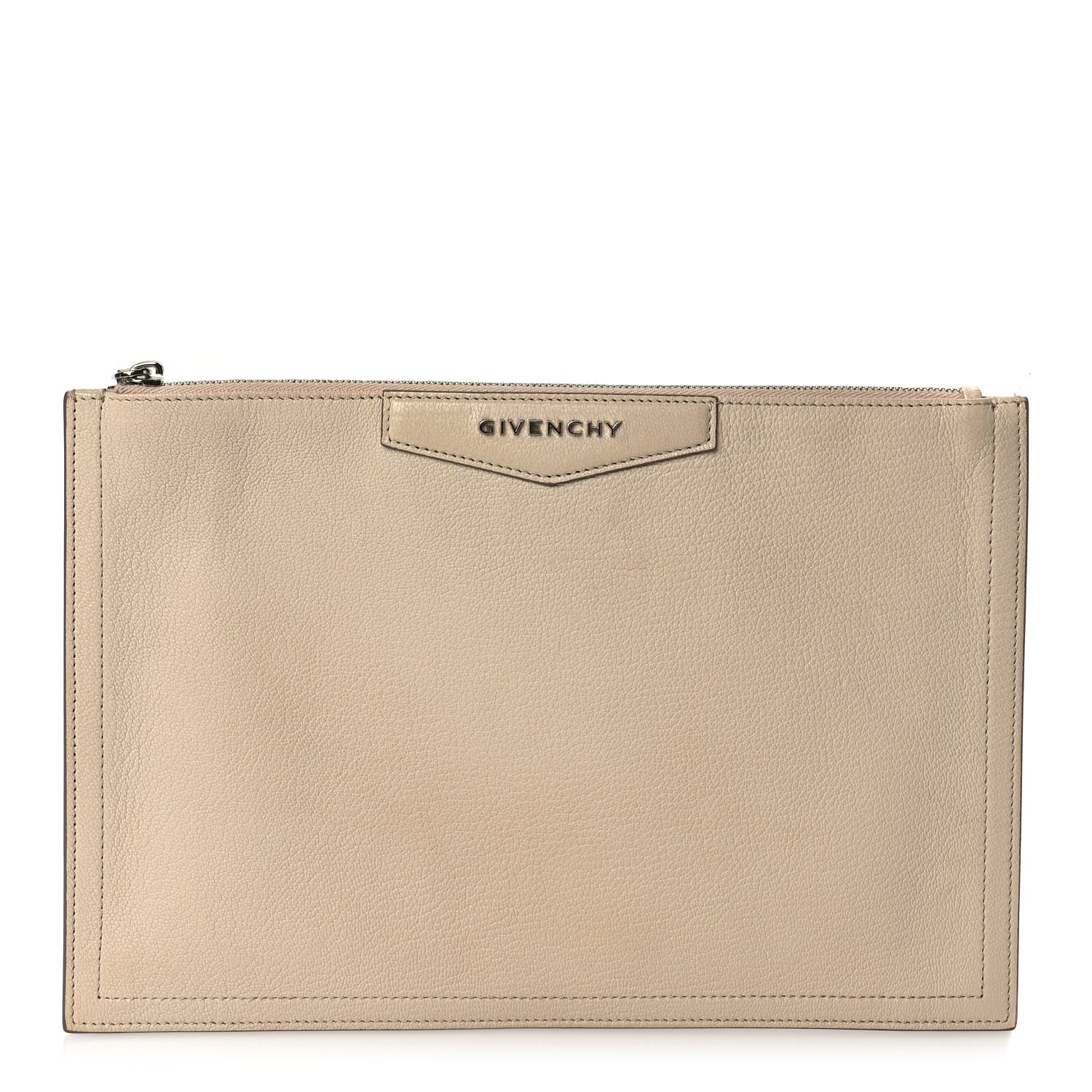 Givenchy Sugar Goatskin Medium Antigona Pouch  Nude 1 of 7