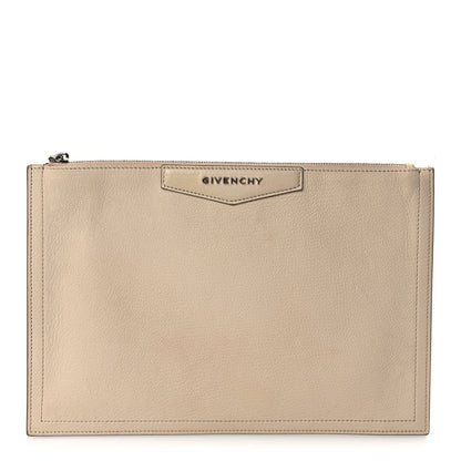 Givenchy Sugar Goatskin Medium Antigona Pouch  Nude 1 of 7