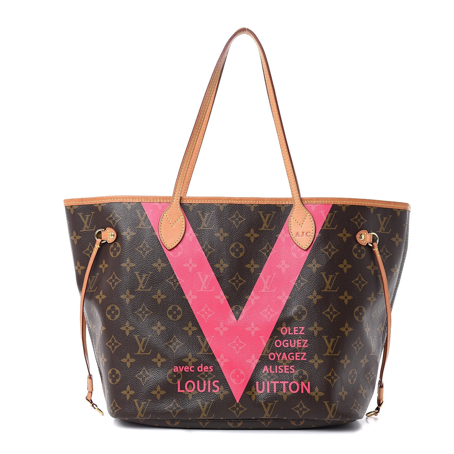 Louis Vuitton Monogram V Neverfull MM Grenade 1 of 15