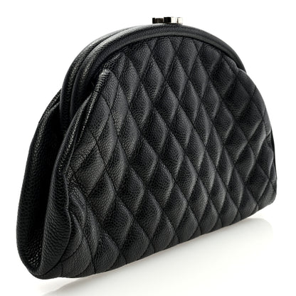 Chanel Caviar Quilted Timeless Clutch Black 3 of 7