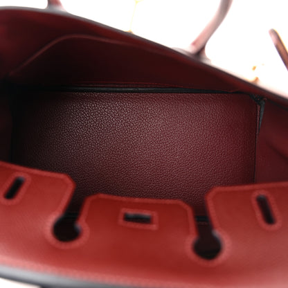 Hermes Epsom Birkin 25 Rouge H 5 of 10