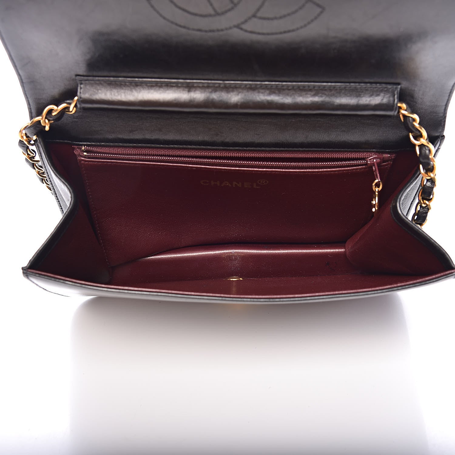 Chanel Lambskin Quilted Small Single Flap Bag Black 5 of 15