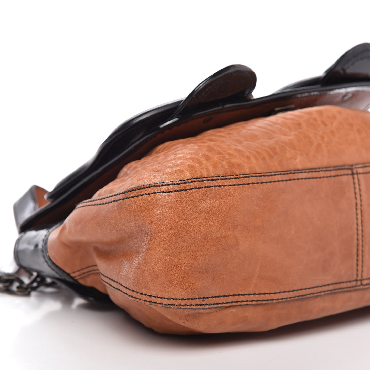 Nappa Patent B Bag Osso Black