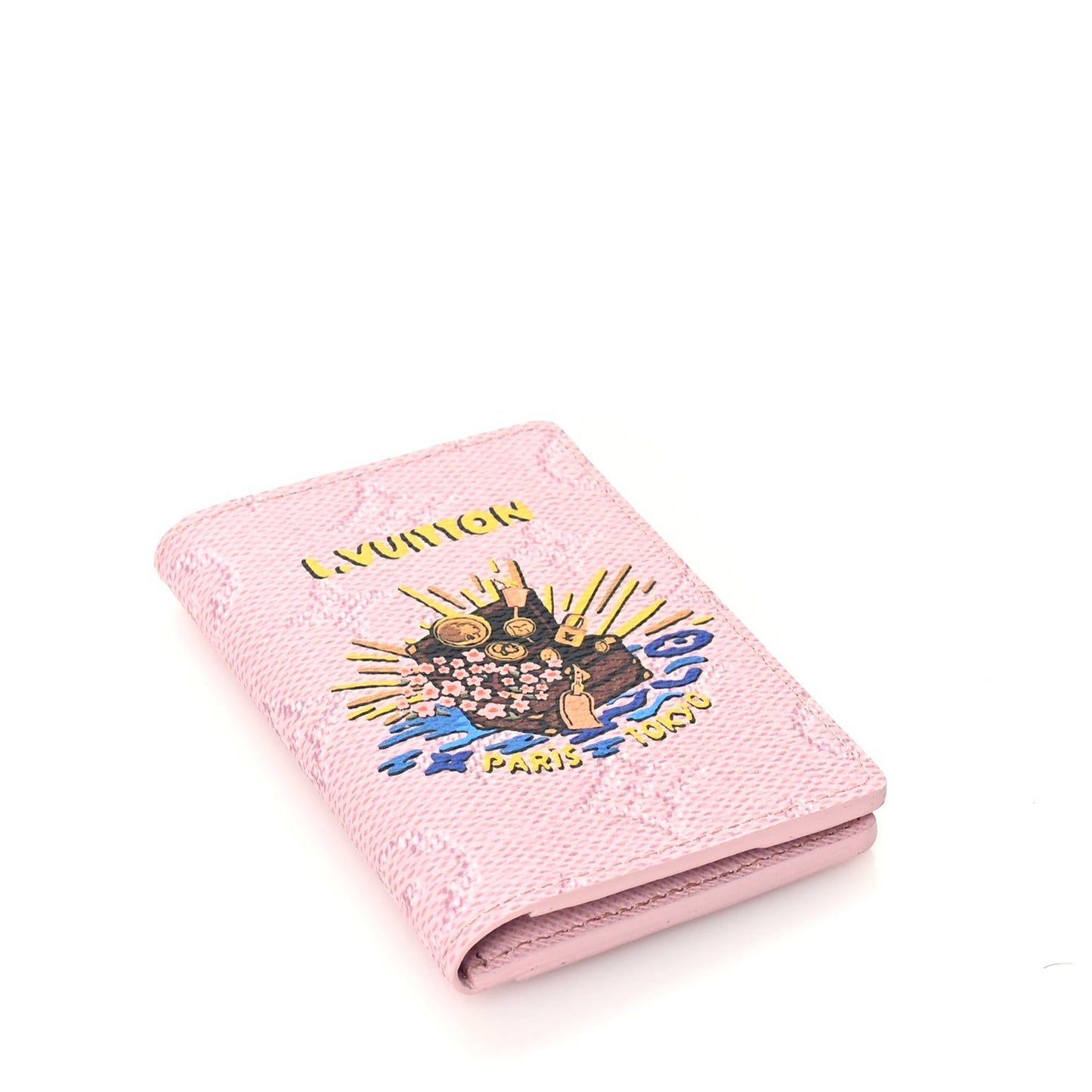 Monogram Paris Tokyo Pocket Organizer NM Pink