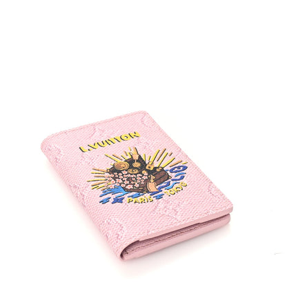 Louis Vuitton Monogram Paris Tokyo Pocket Organizer NM Pink 3 of 6