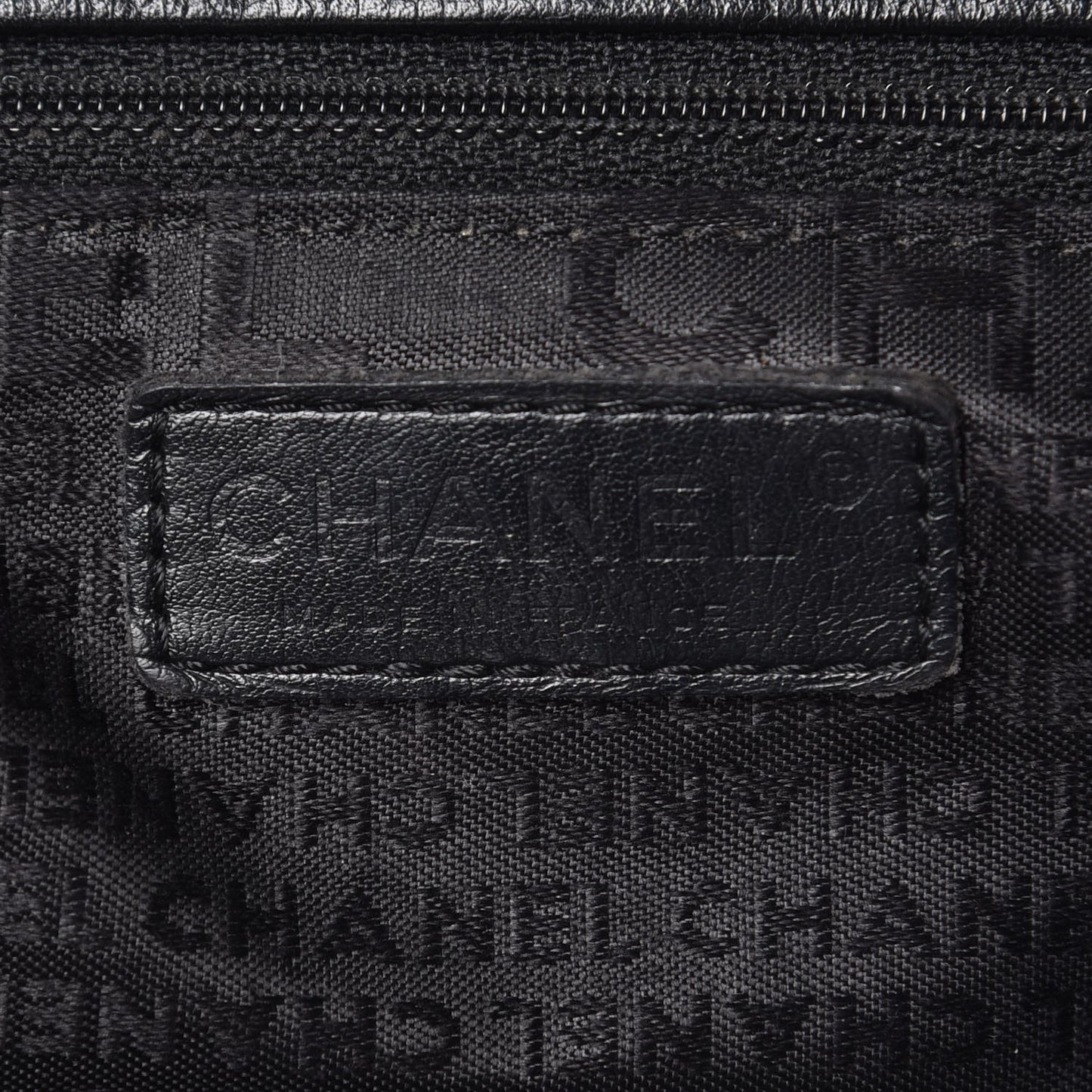 Caviar Square Stitched Tote Black