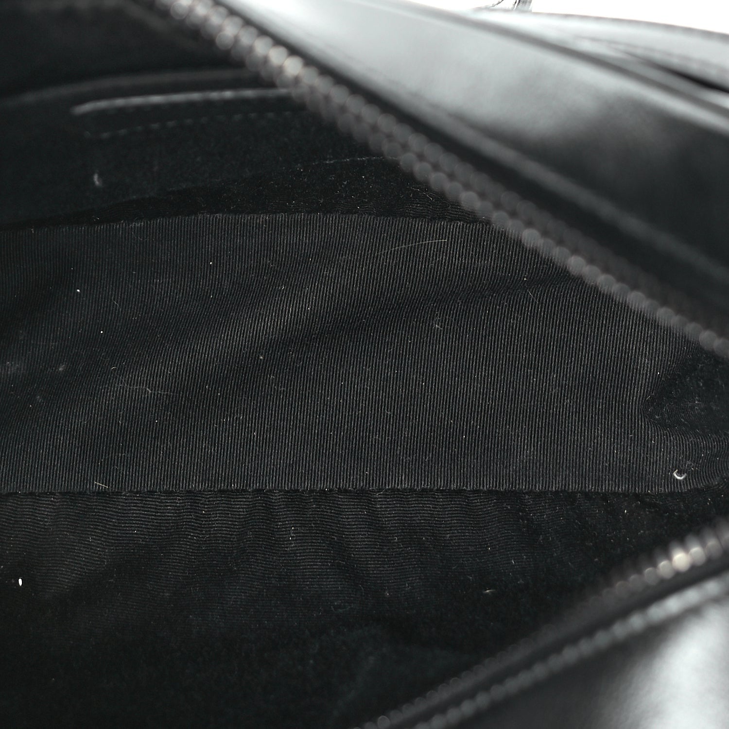 Saint Laurent Calfskin Matelasse Monogram Monochrome Lou Camera Bag  Black 4 of 8