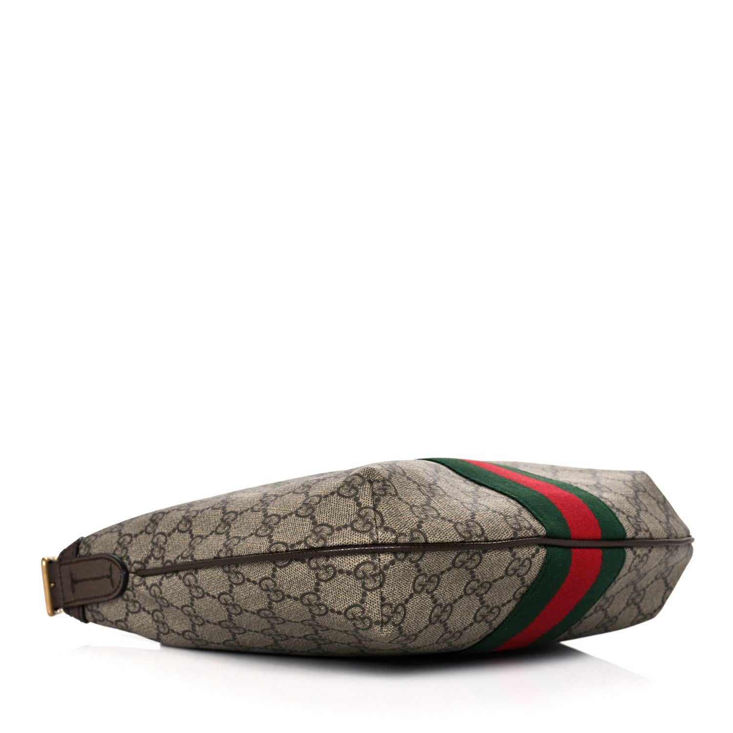 Gucci GG Supreme Monogram Web Small Ophidia Half Moon Hobo Brown 4 of 13