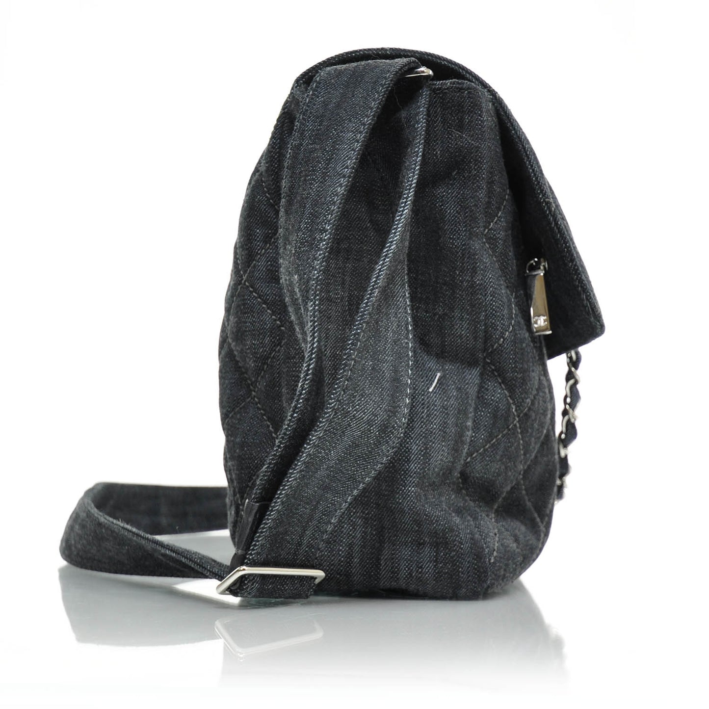 Denim Quilted Stretch Spirit Messenger Bag