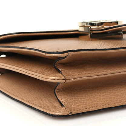 Gucci Dollar Calfskin Small Interlocking G Shoulder Bag Camelia 8 of 9