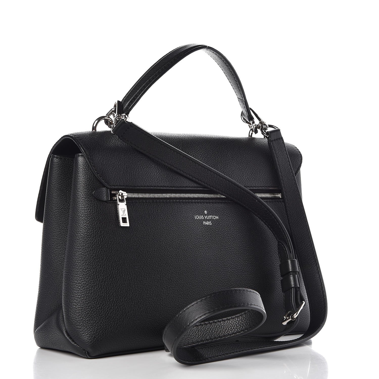 Louis Vuitton Soft Calfskin My Lockme Top Handle Vanille Black 4 of 13