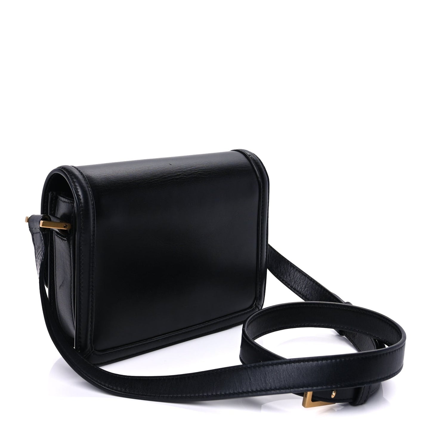 Box Calfskin Monogram Medium Solferino Satchel  Black