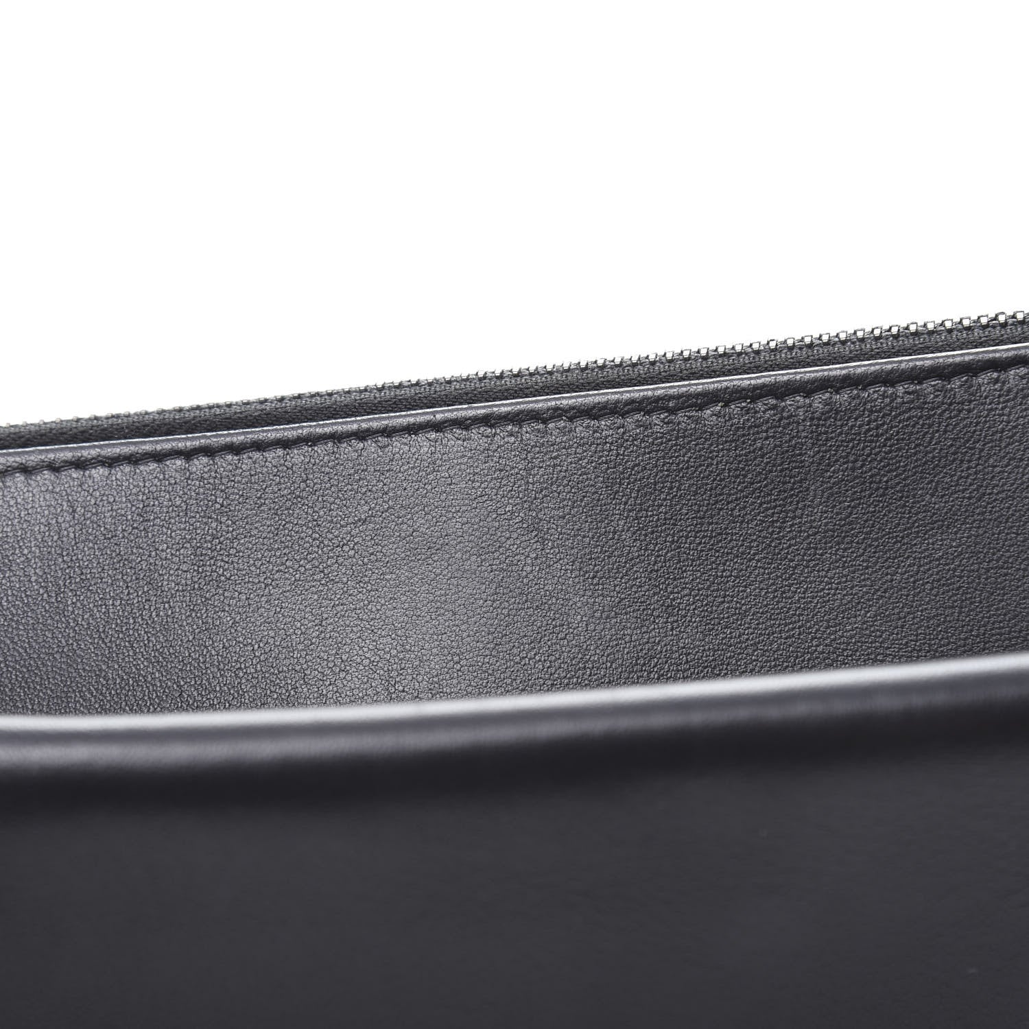 Chanel Lambskin Quilted Large Flap Cosmetic Case Black 8 of 8