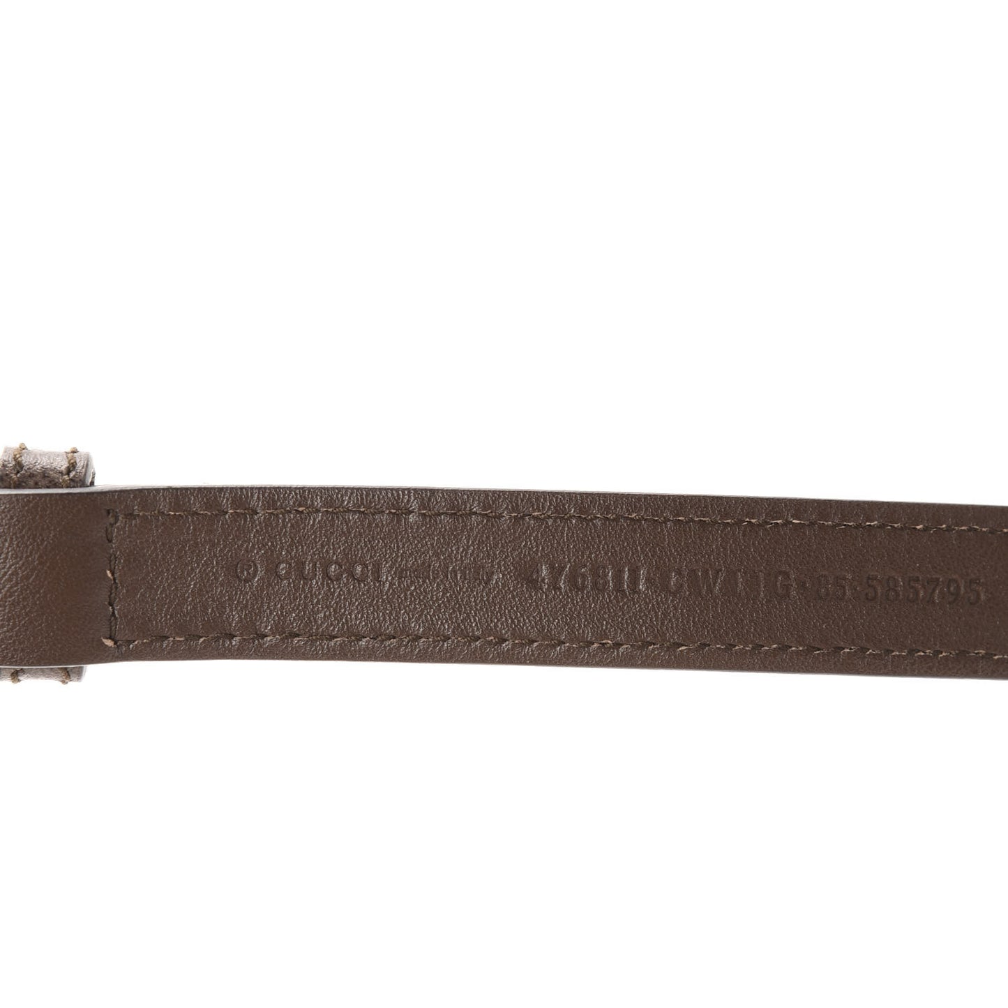 Calfskin Embroidered Sylvie Belt Bag 85 34 Brown