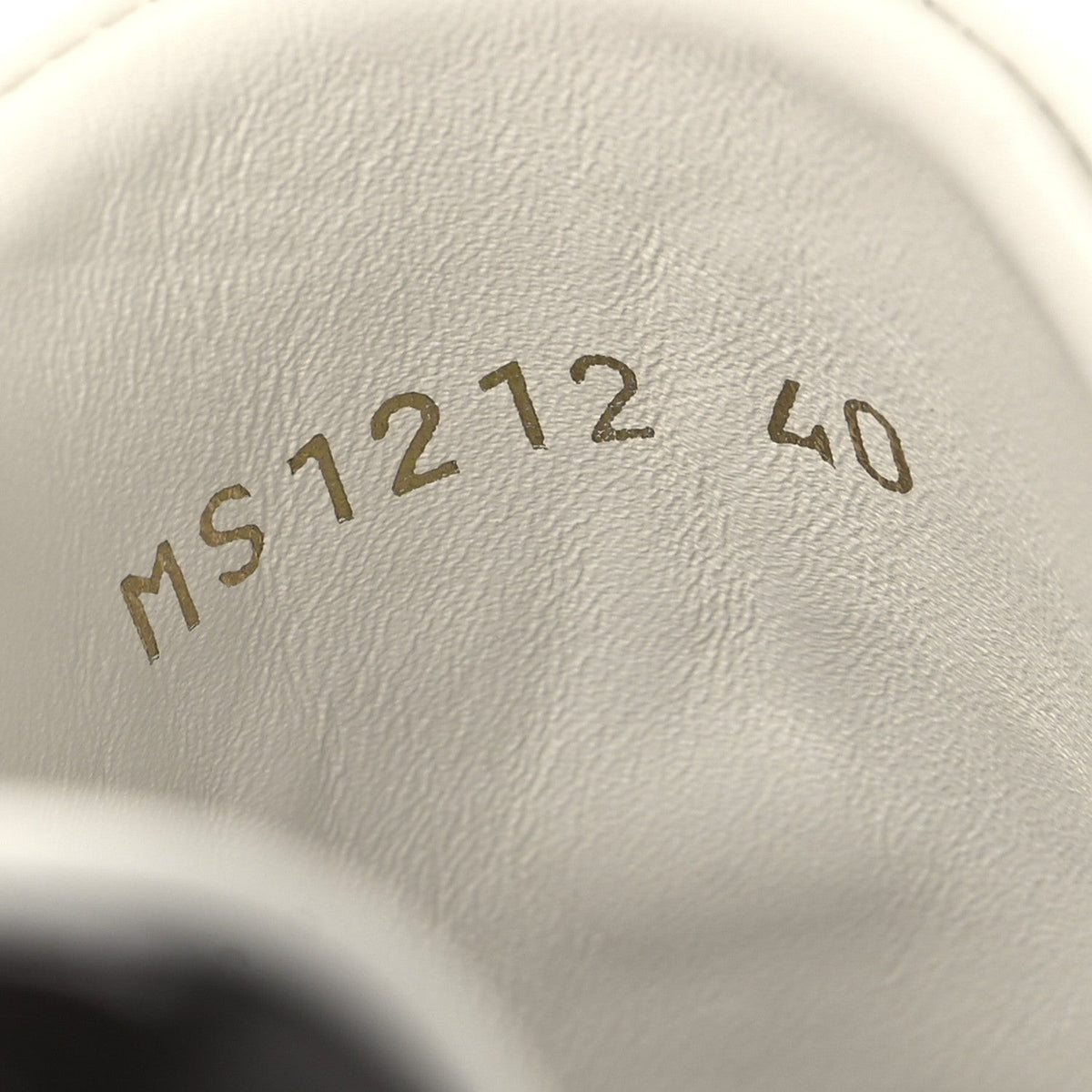 Monogram Stud Front Row Sneaker 40 White