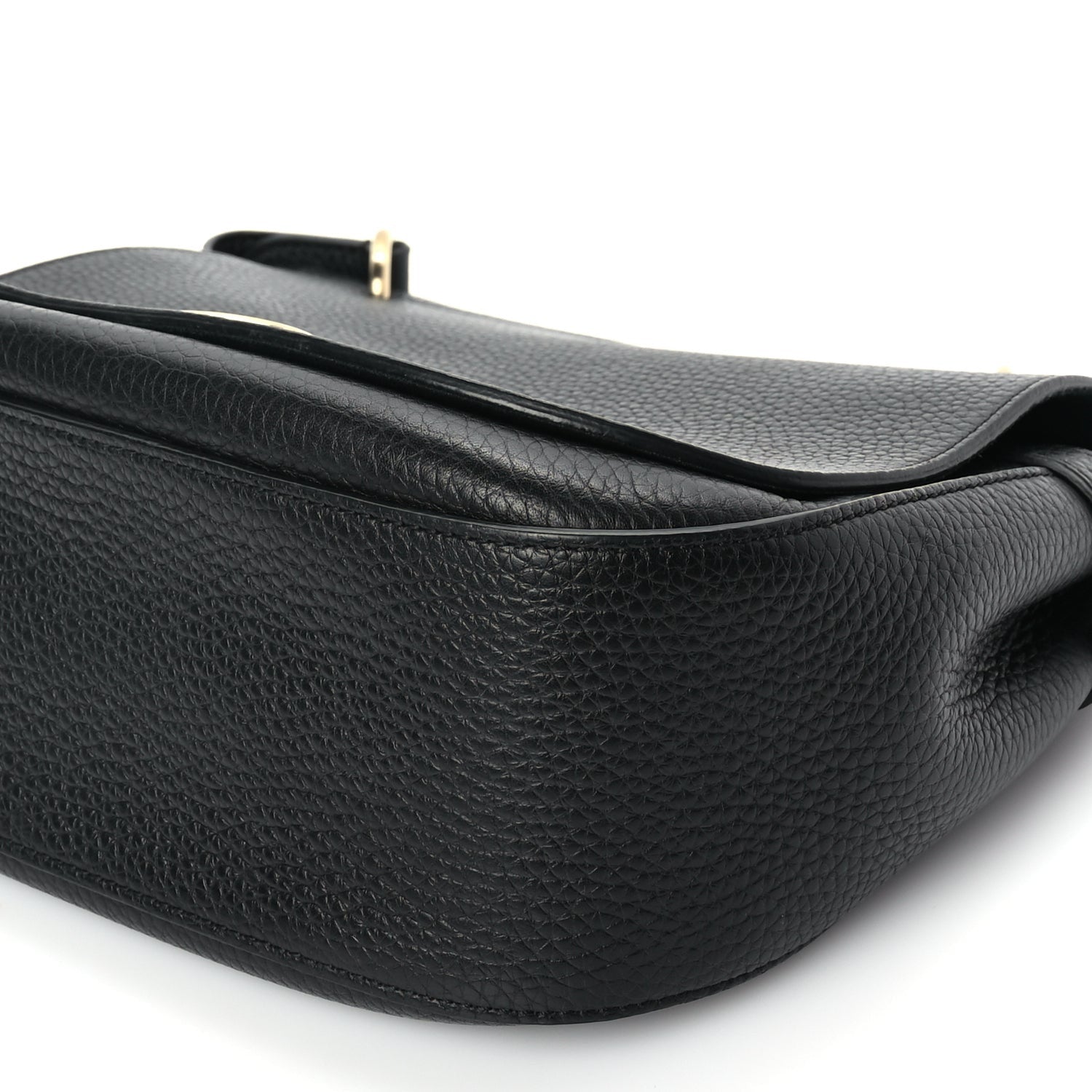 Mulberry Small Classic Grain Calfskin Amberley Satchel Black 8 of 8