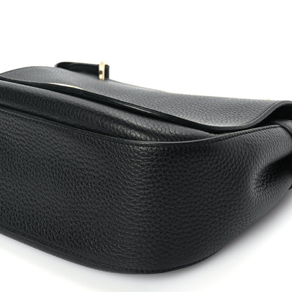 Mulberry Small Classic Grain Calfskin Amberley Satchel Black 8 of 8