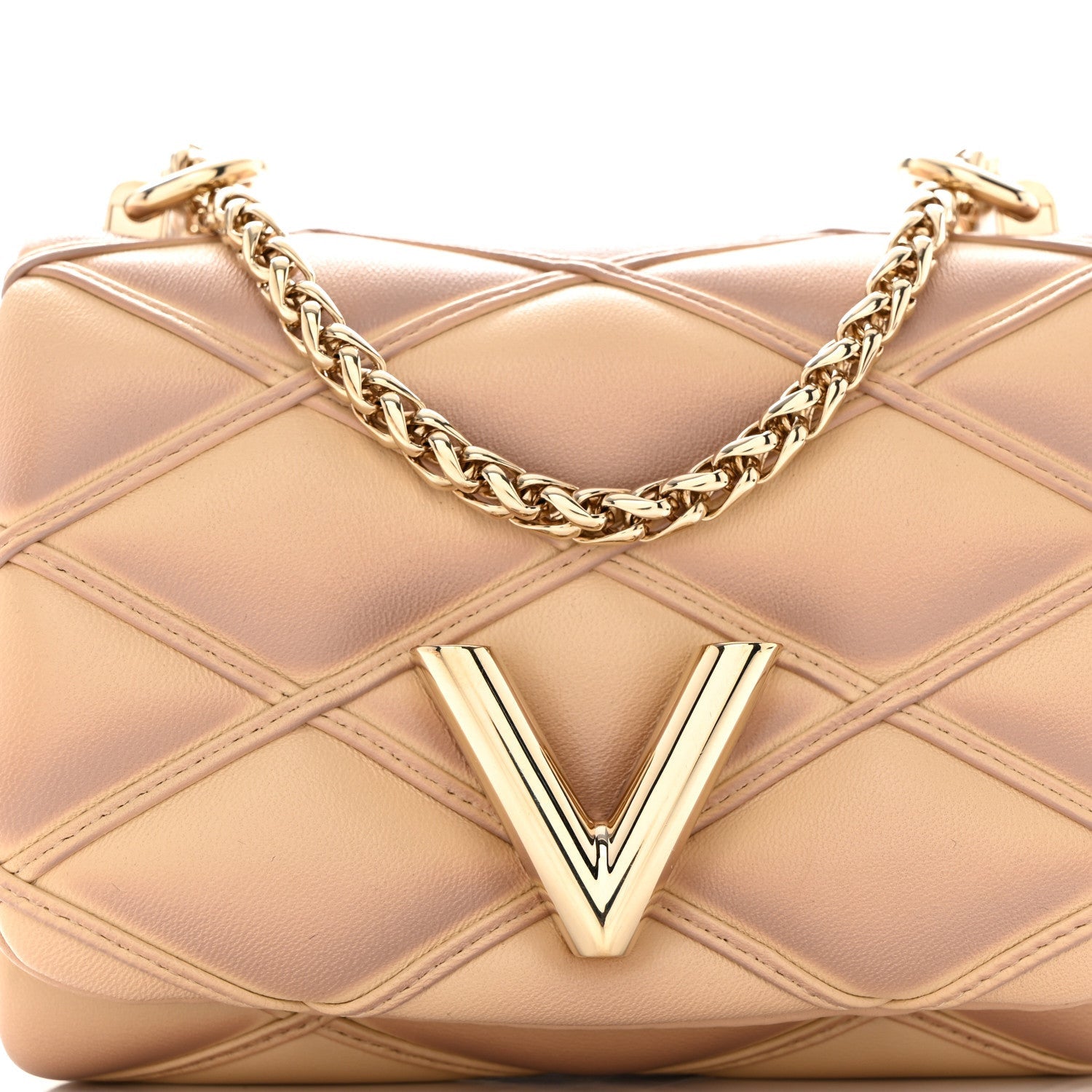 Louis Vuitton Lambskin Malletage Pico GO-14 Pink 7 of 9