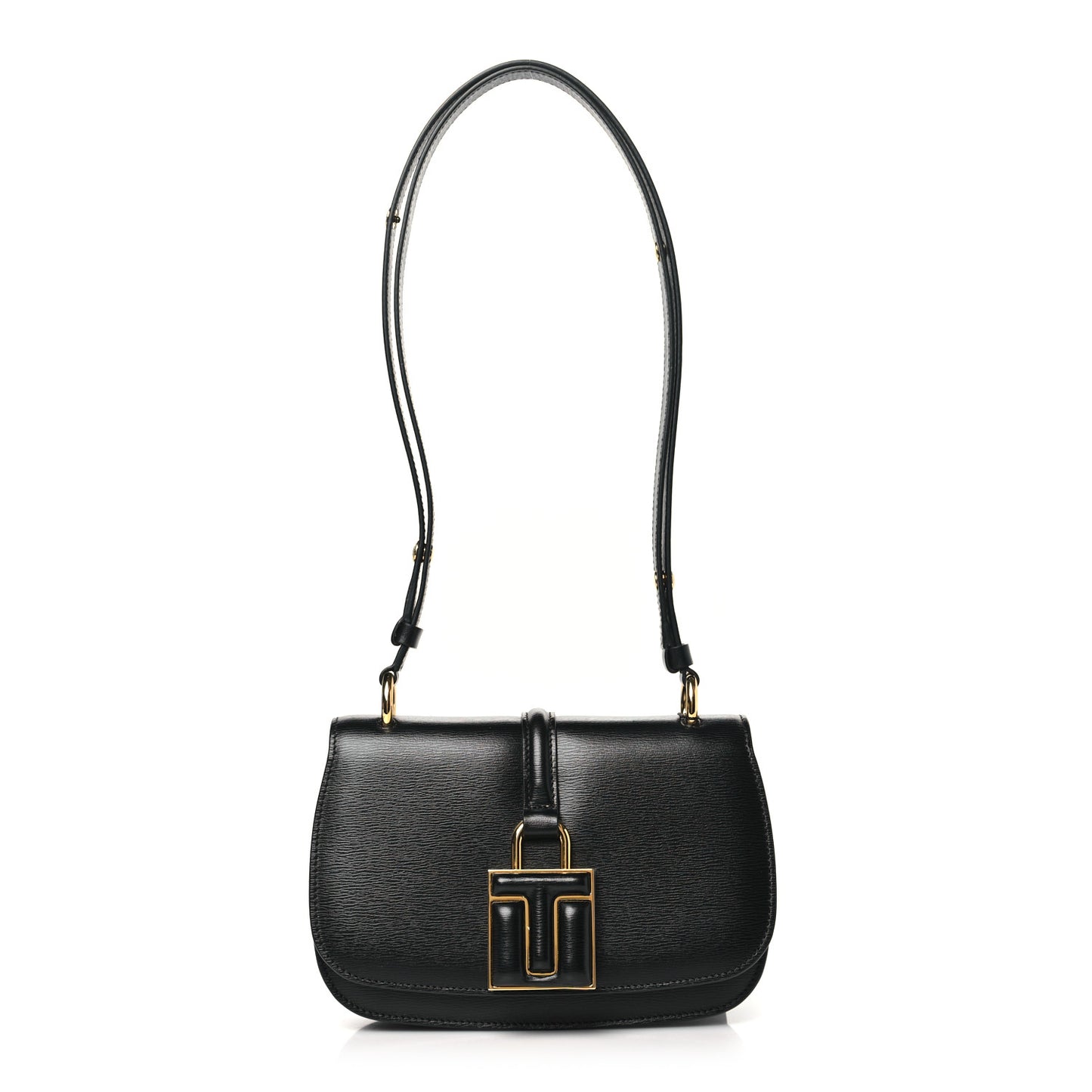 Palmellato Padlock Mini Shoulder Bag Black