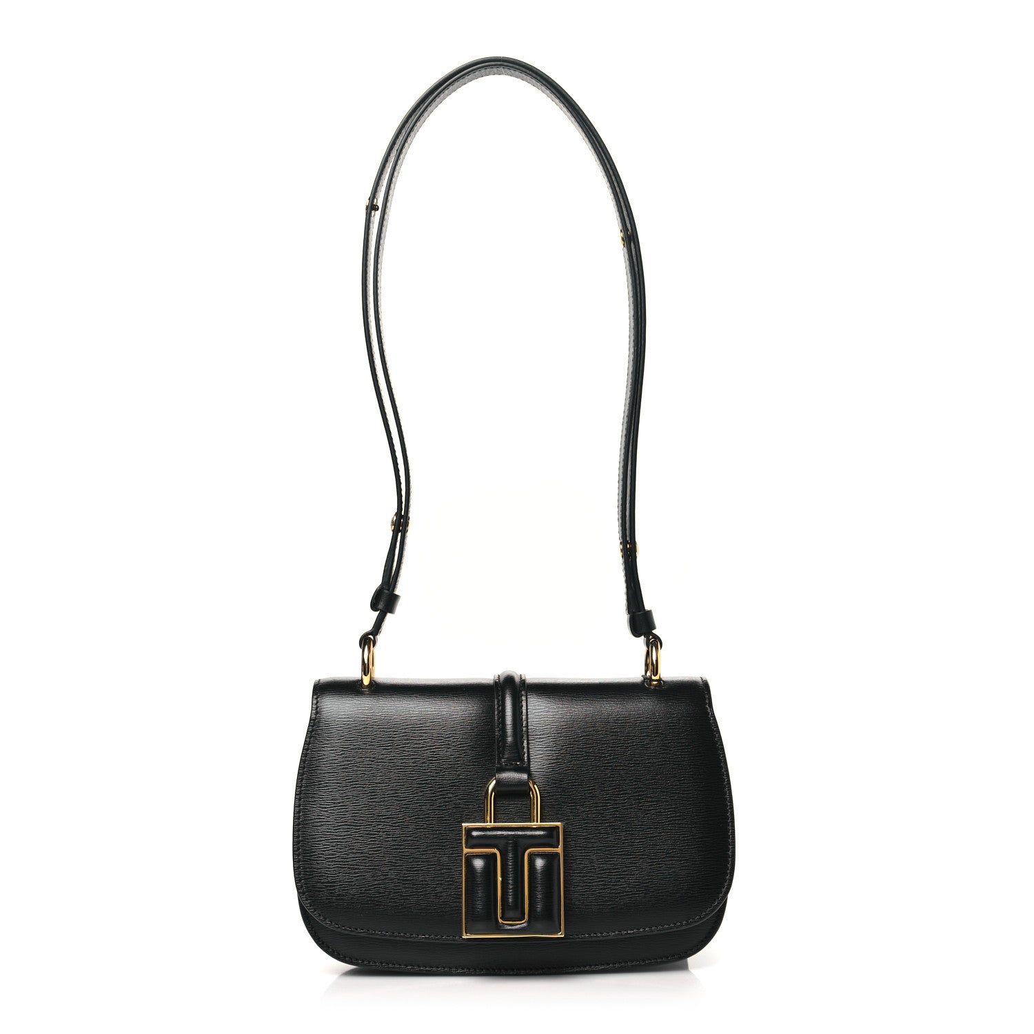 Tom Ford Palmellato Padlock Mini Shoulder Bag Black 1 of 9