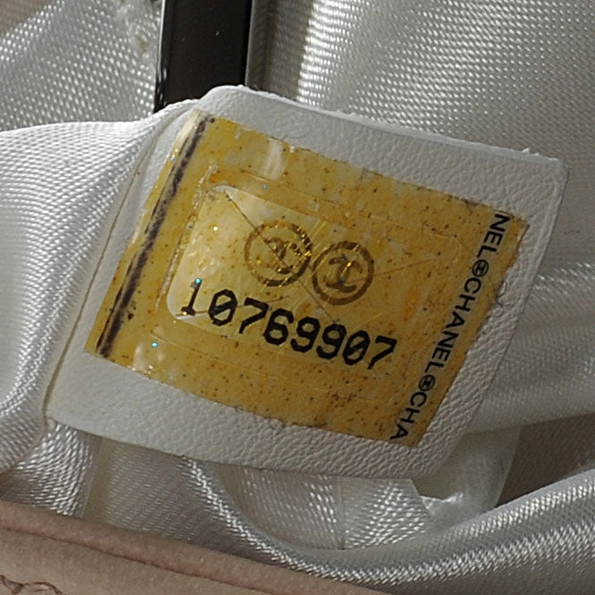 Chanel Lambskin Pleated Flap Bag Beige 7 of 7