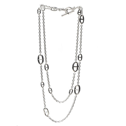 Hermes Sterling Silver Farandole Necklace 120 3 of 5