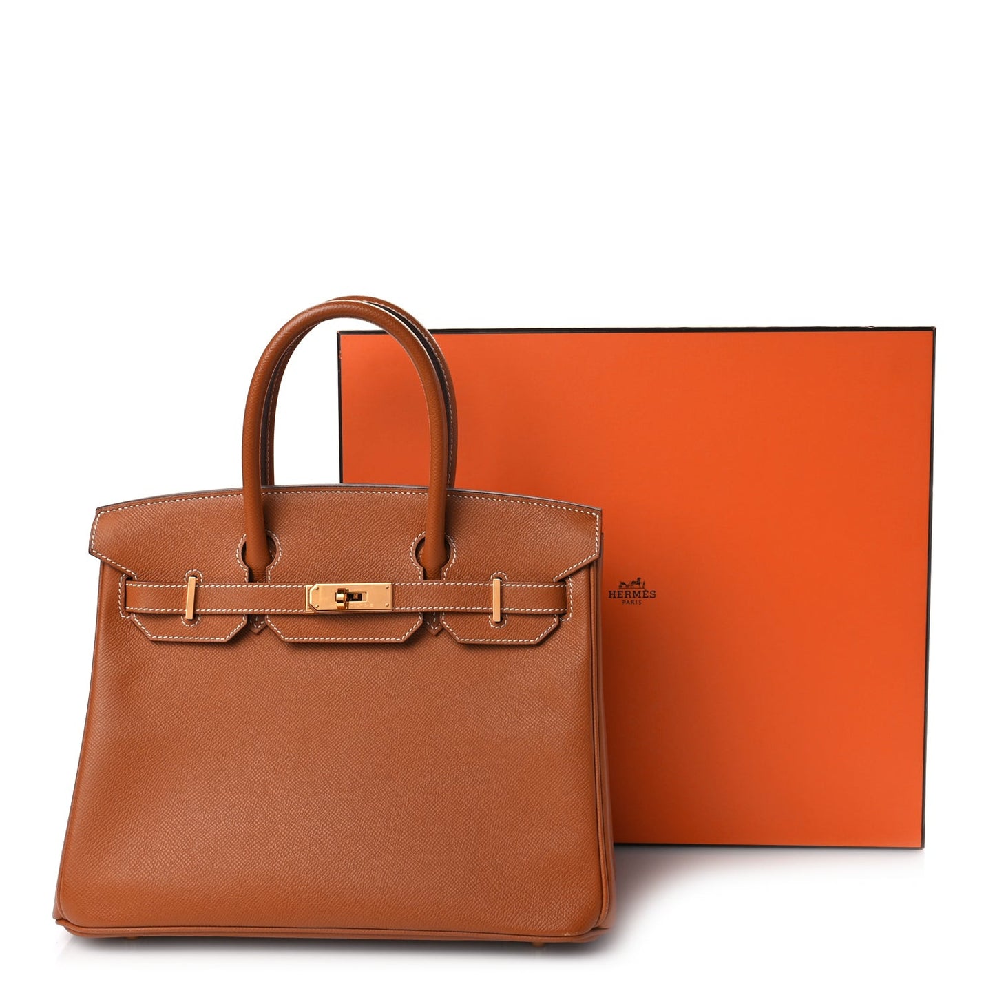 Epsom Birkin 30 Gold