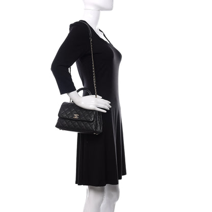 Chanel Caviar Quilted Mini Coco Handle Flap Black 2 of 11