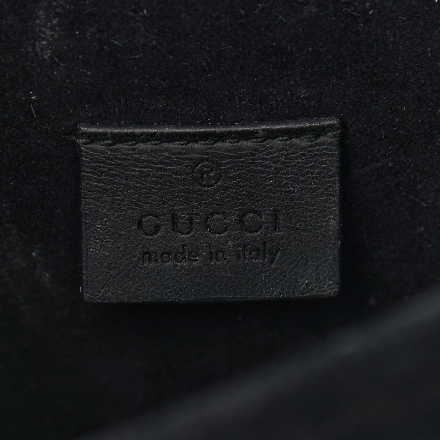 GG Supreme Monogram Mini Dionysus Shoulder Bag Black