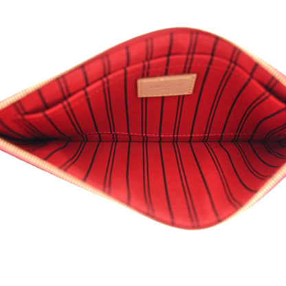 Louis Vuitton Monogram Neverfull MM GM Pochette Cherry 5 of 10