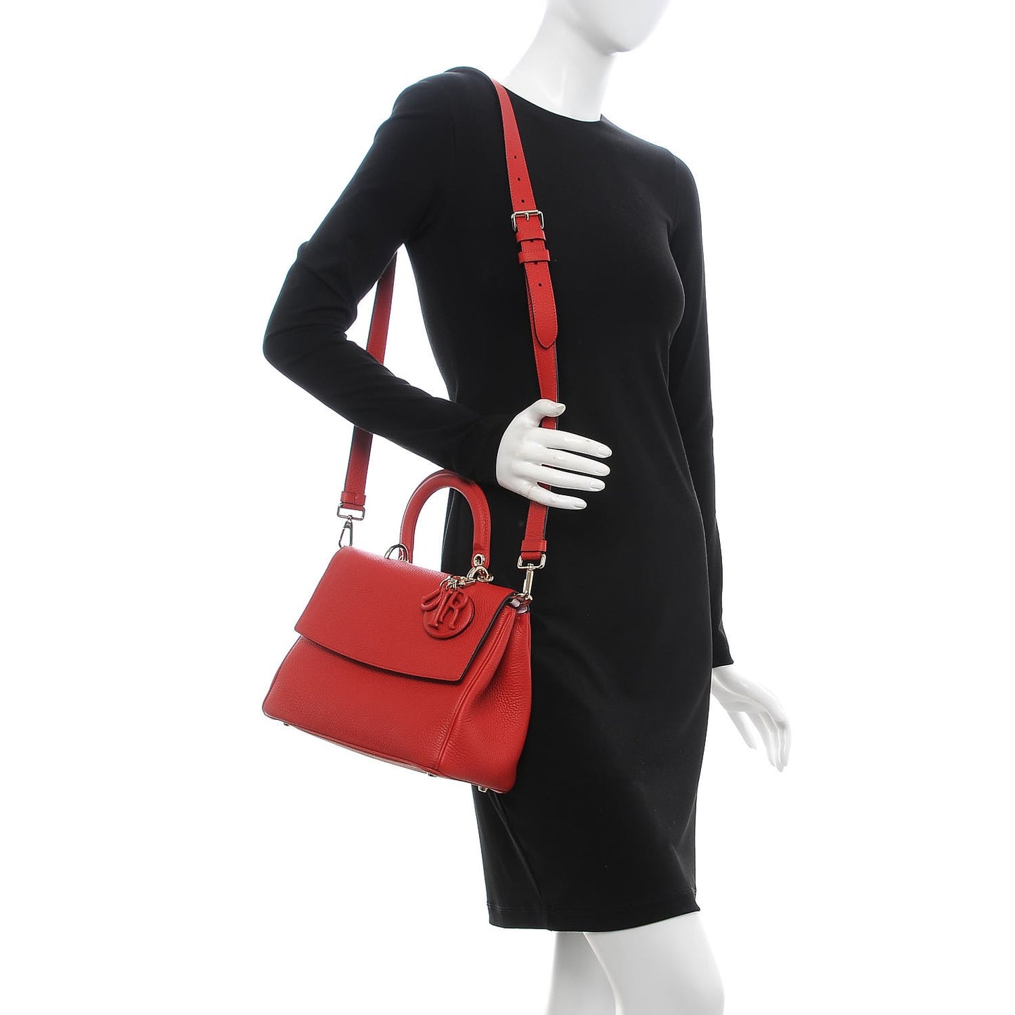 Bullcalf Small Be Dior Flap Red