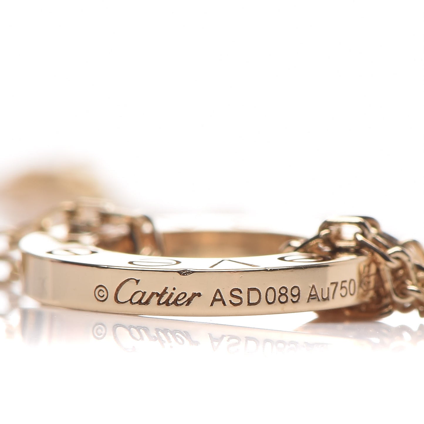 18K Yellow Gold Diamond LOVE Bracelet