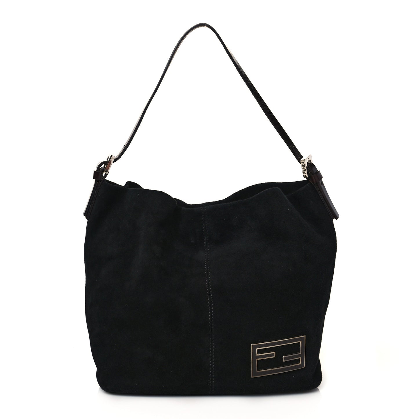 Suede Hobo Black