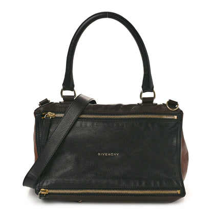 Givenchy Sugar Goatskin Medium Tri-Color Pandora Black Brown Dark Brown 1 of 12