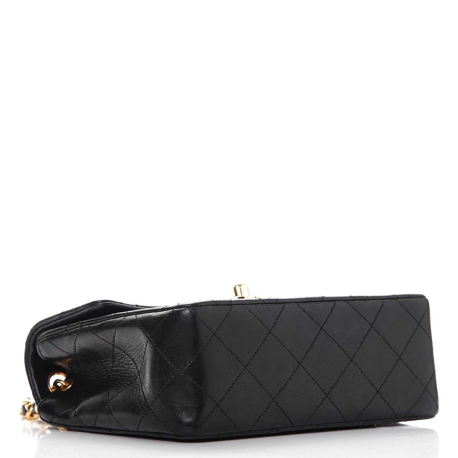 Chanel Lambskin Quilted Mini Square Flap Black 4 of 8