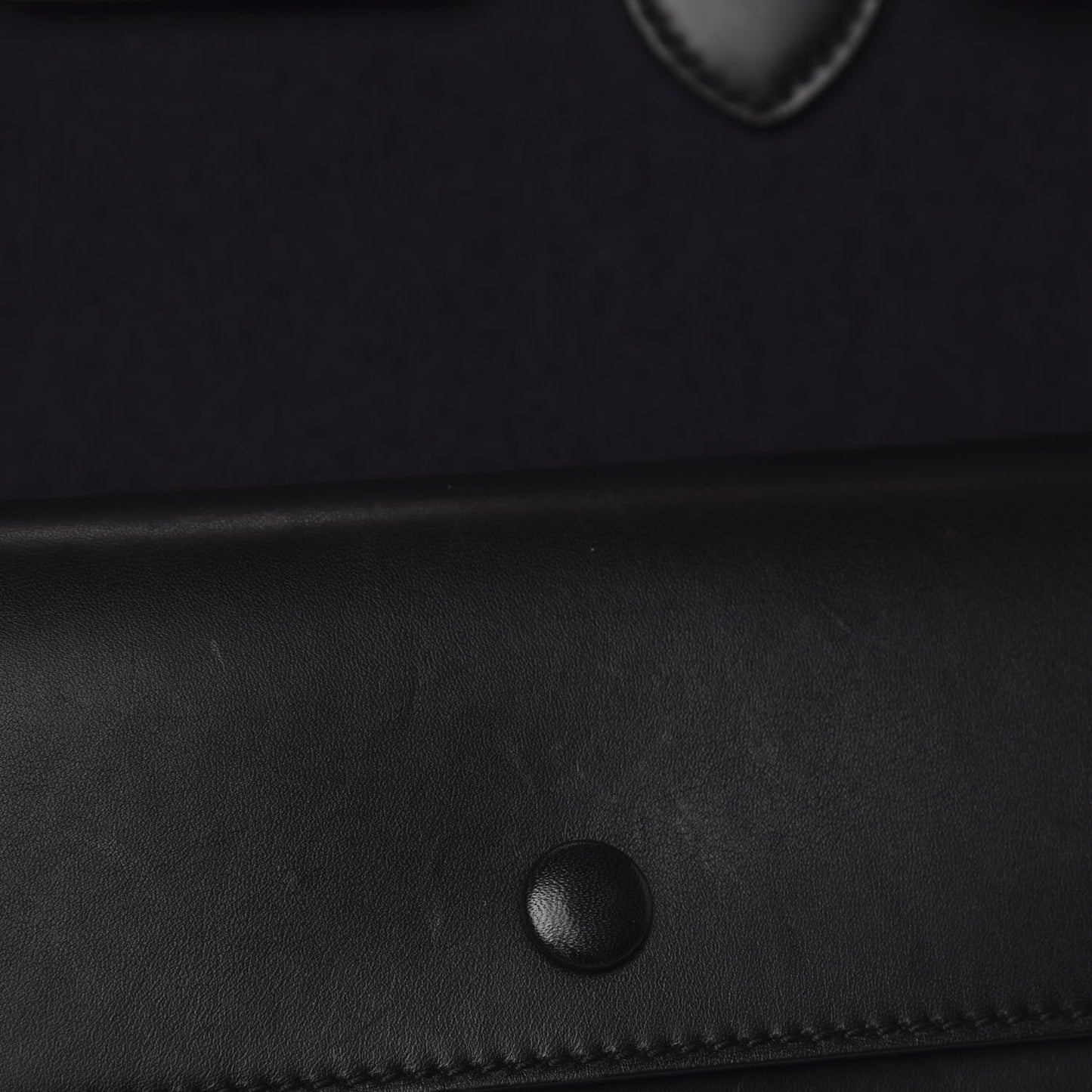 Felt Calfskin Medium Tie Knot Tote Navy