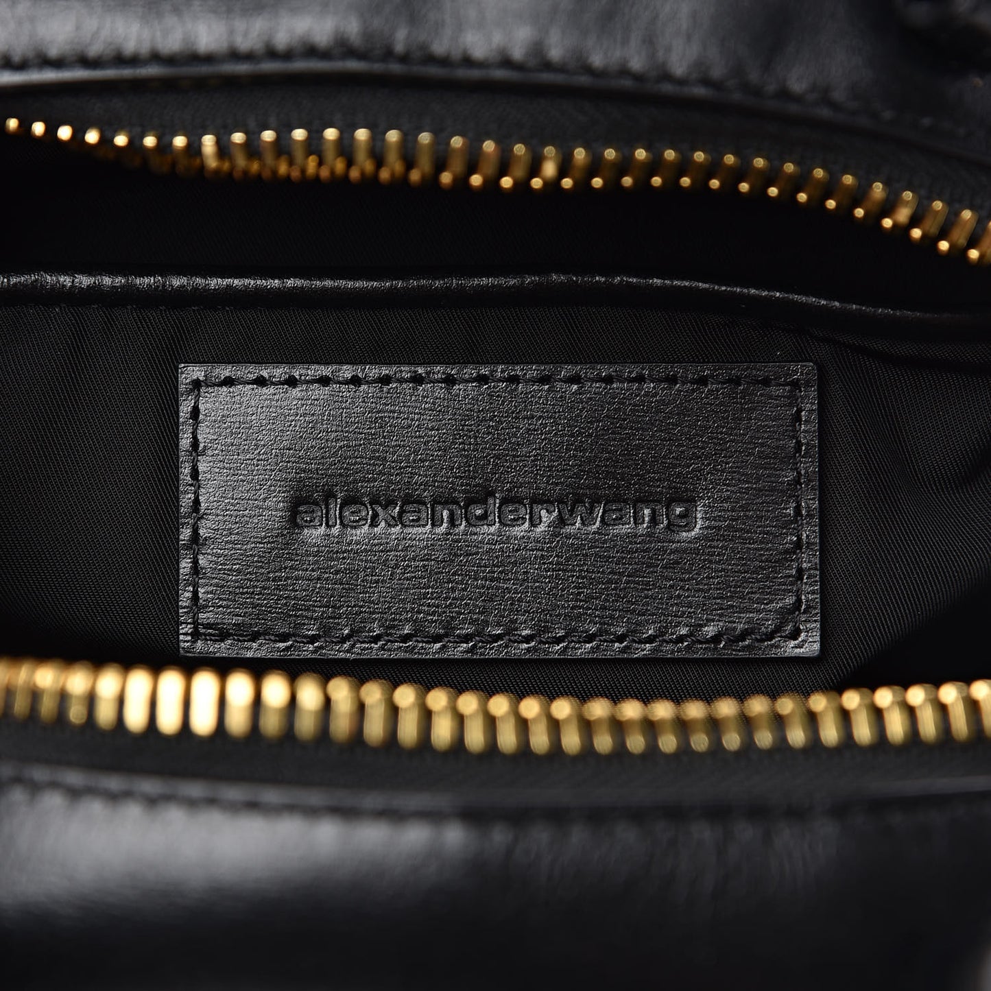 Supple Calfskin Halo Top Handle Bag Black