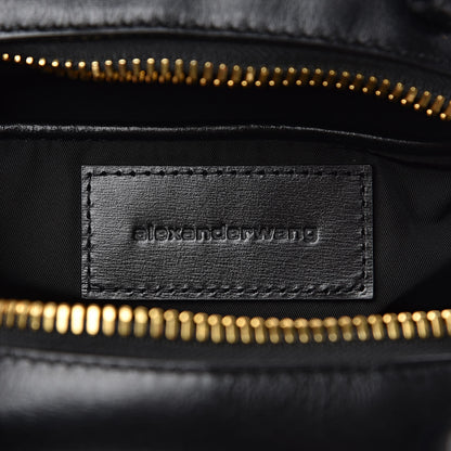 Alexander Wang Supple Calfskin Halo Top Handle Bag Black 6 of 9