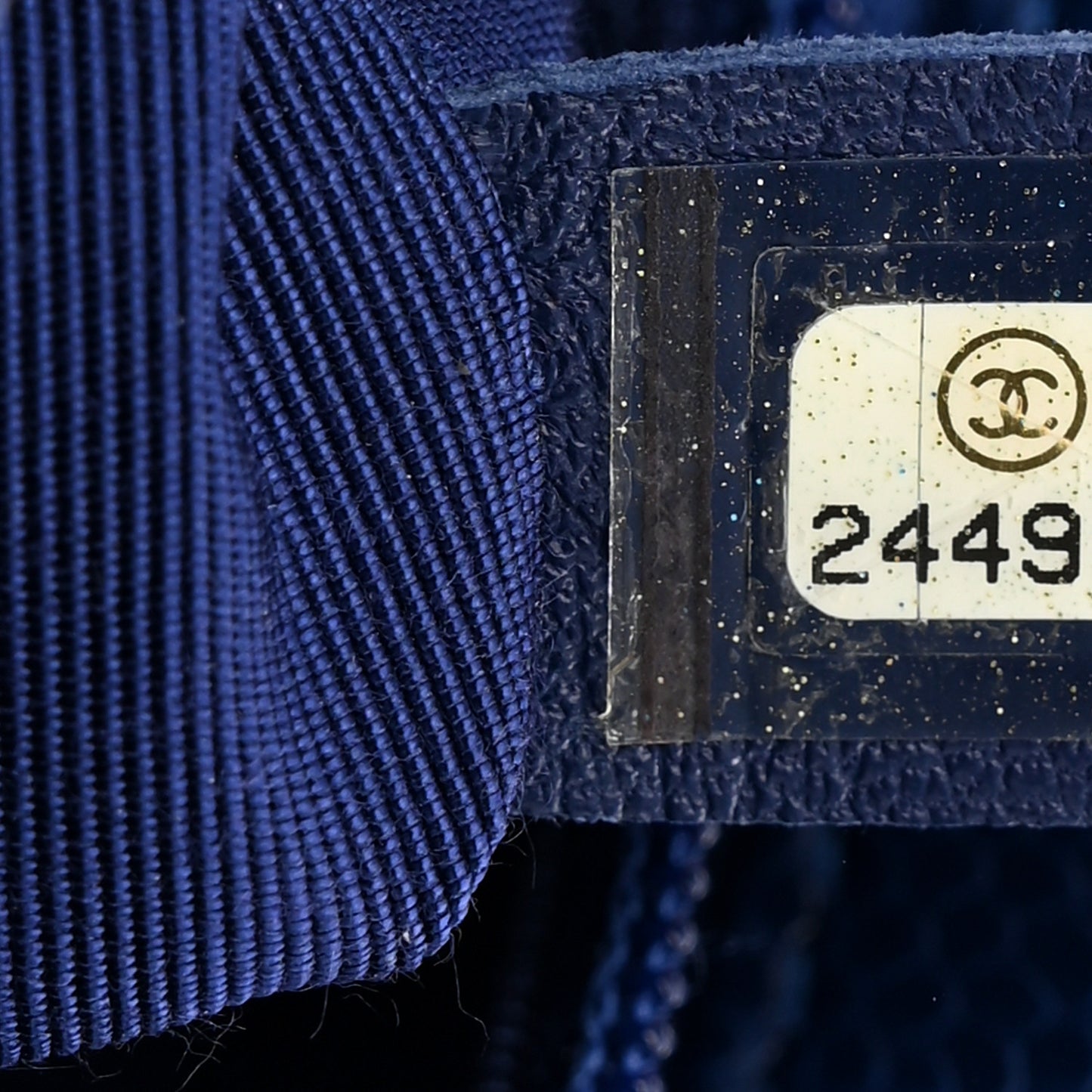 Caviar Large Carry Around Flap Bag Blue