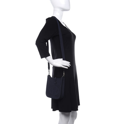 Hermes Taurillon Clemence Evelyne TPM Bleu Nuit 2 of 10