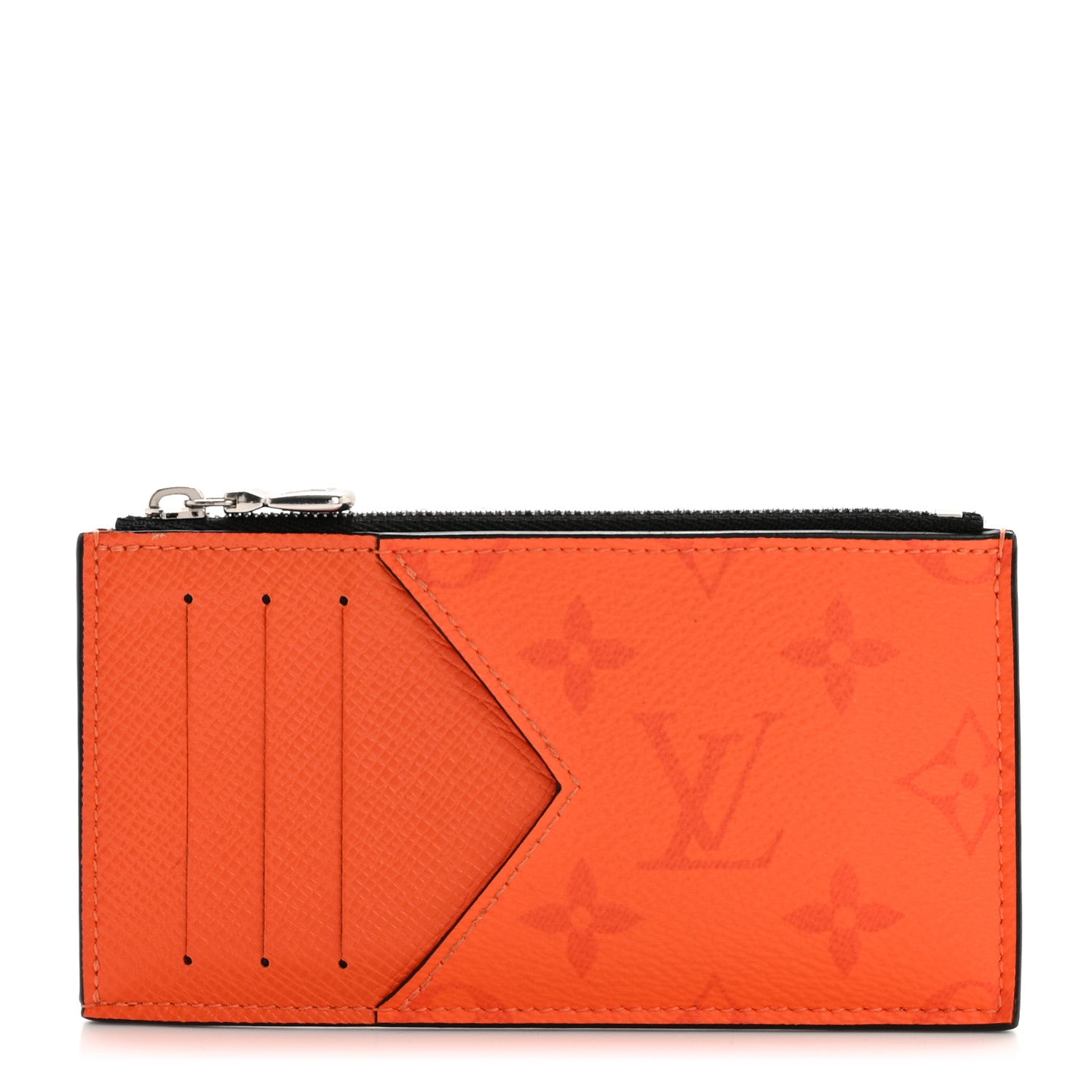 Louis Vuitton Taigarama Coin Card Holder Orange 1 of 9