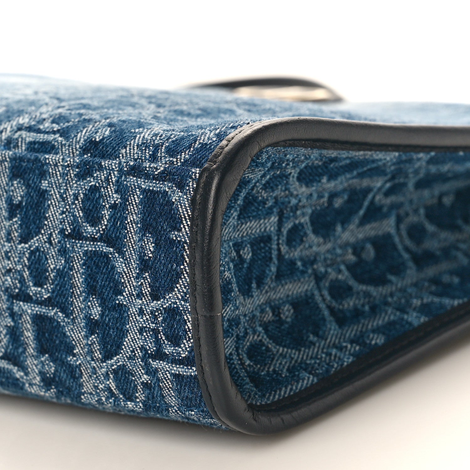 Christian Dior Denim Oblique 30 Montaigne Dea Pouch Blue 9 of 9