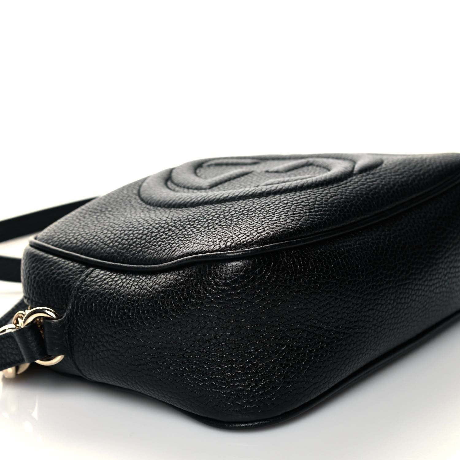 Gucci Pebbled Calfskin Small Soho Disco Bag Black 10 of 11