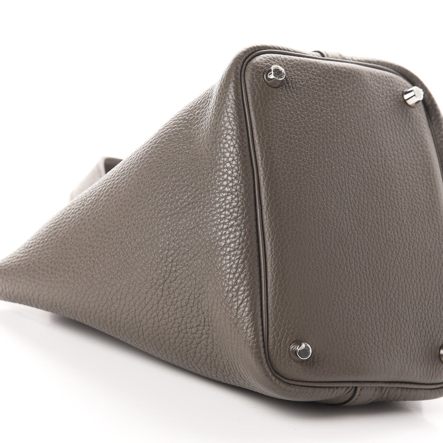 Taurillon Clemence Picotin Lock 18 PM Etain