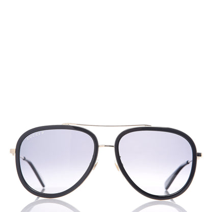 Gucci Aviator Sunglasses GG0062S Black Gold 4 of 8
