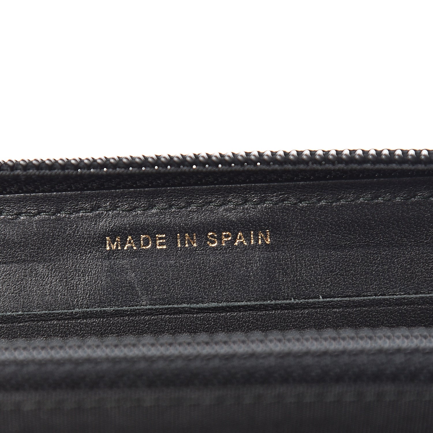 Chanel Lambskin Quilted Small Boy Zip Around Wallet Black 7 of 13